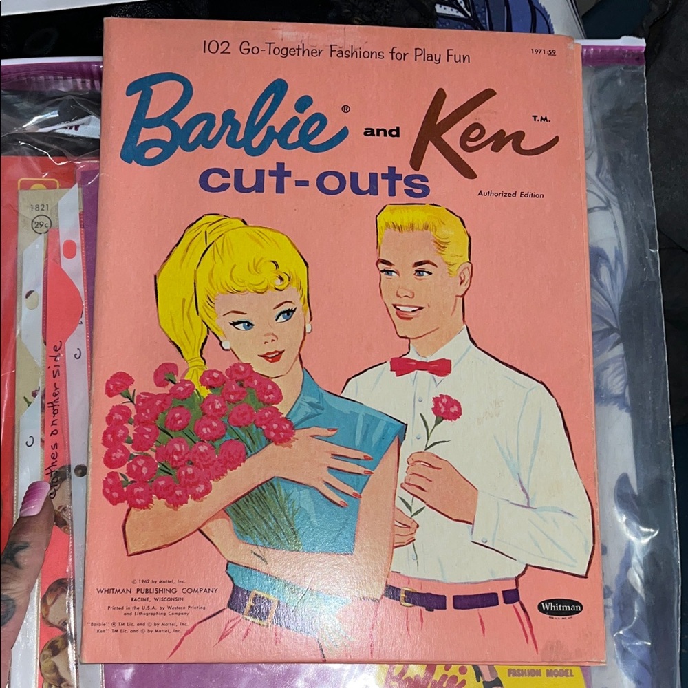 Barbie and Ken Cut-Outs - Vintage Style